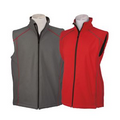 Men's or Ladies' Bonded Microfleece Vest w/ Contrasting Trim - 25 Day Custom Overseas Express